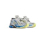 Men’s Runner Sneaker  in White/yellow/blue - Image 2